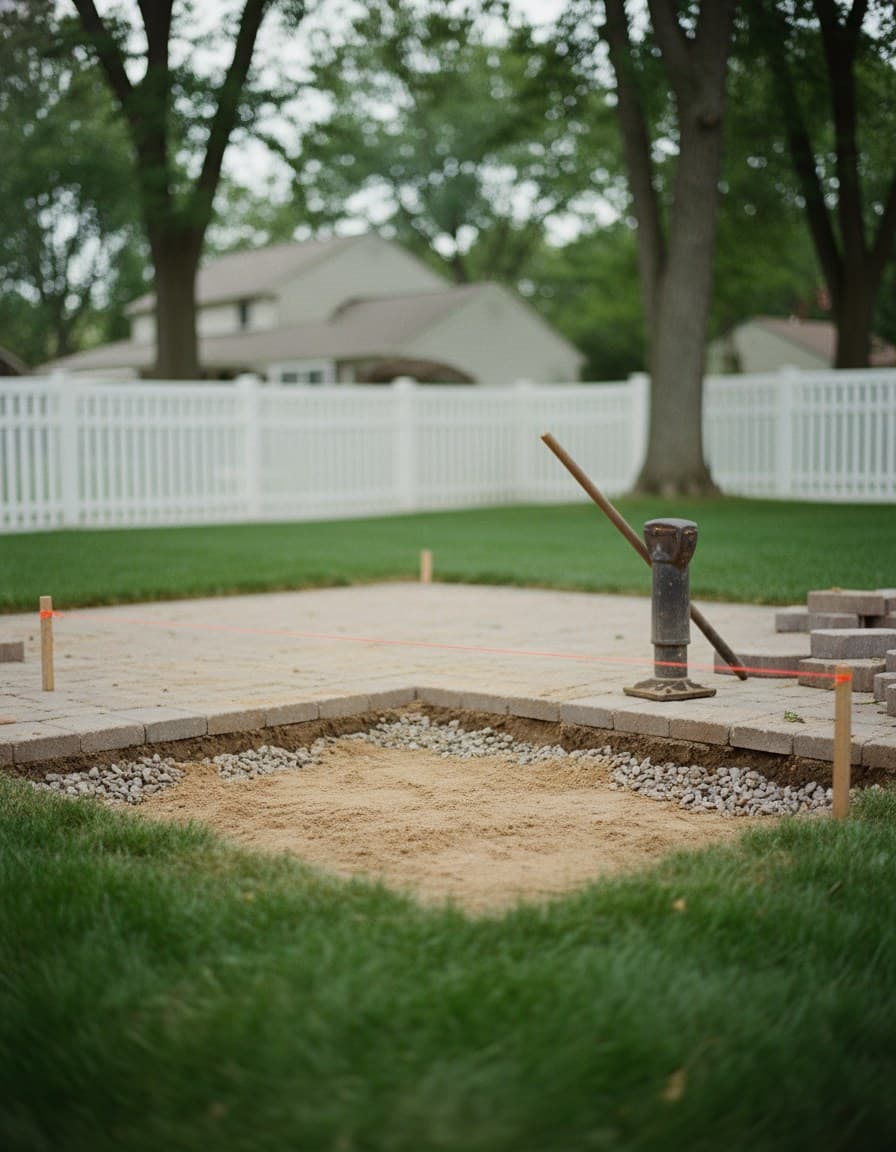 Paver install: string line base