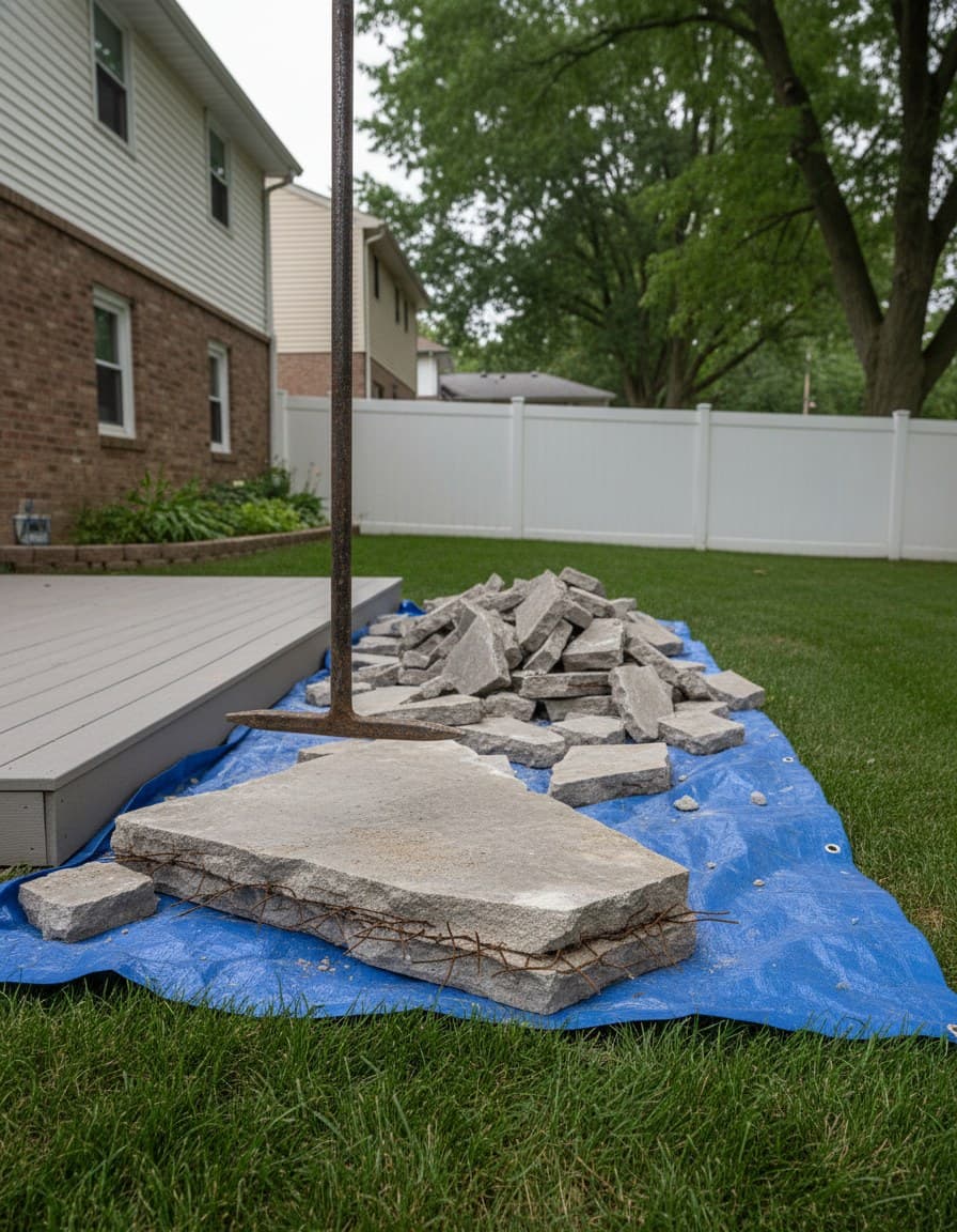 Paver install: tearout action